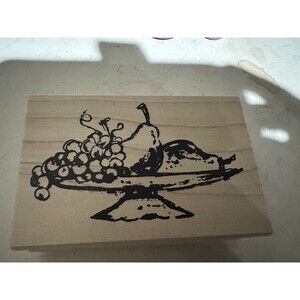 Great Impressions Rubber Stamp FruitJournal Scrapbook Cardmaking